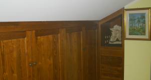 Armadio legno mansardato 3